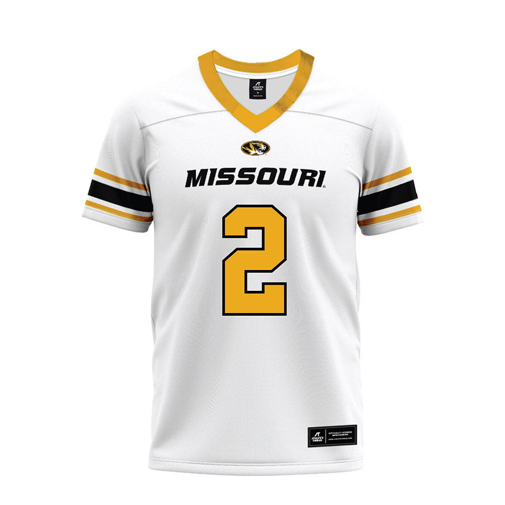 Missouri - NCAA Football : Marquis Johnson - White Premium Football Jersey