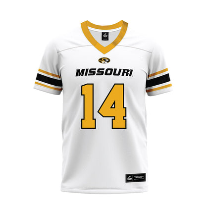 Missouri - NCAA Football : Triston Newson - White Premium Football Jersey