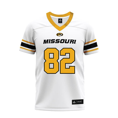 Missouri - NCAA Football : Logan Muckey - White Premium Football Jersey