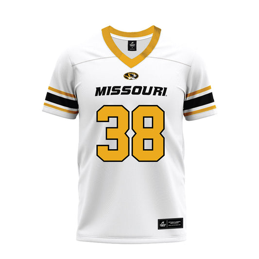 Missouri - NCAA Football : Henry Crosby - White Premium Football Jersey-0