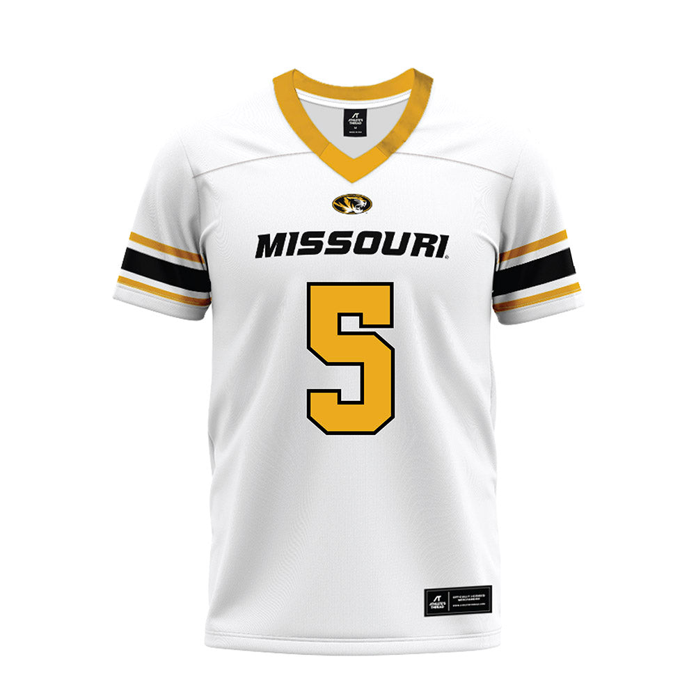 Missouri - NCAA Football : Mookie Cooper - White Premium Football Jersey