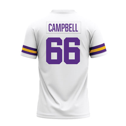 LSU - NCAA Football : Will Campbell - White Premium Football Jersey