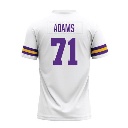 LSU - NCAA Football : Tyree Adams - White Premium Football Jersey