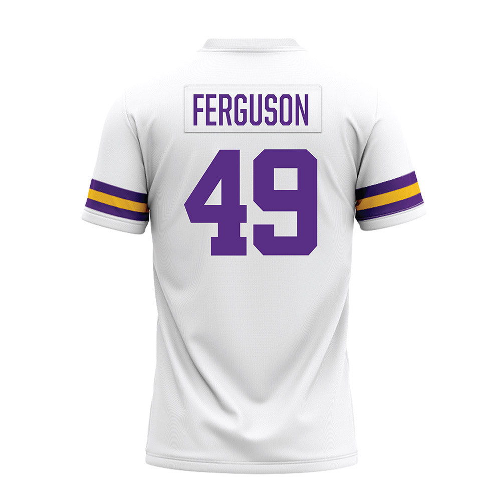 LSU - NCAA Football : Jonathan Ferguson - White Premium Football Jersey