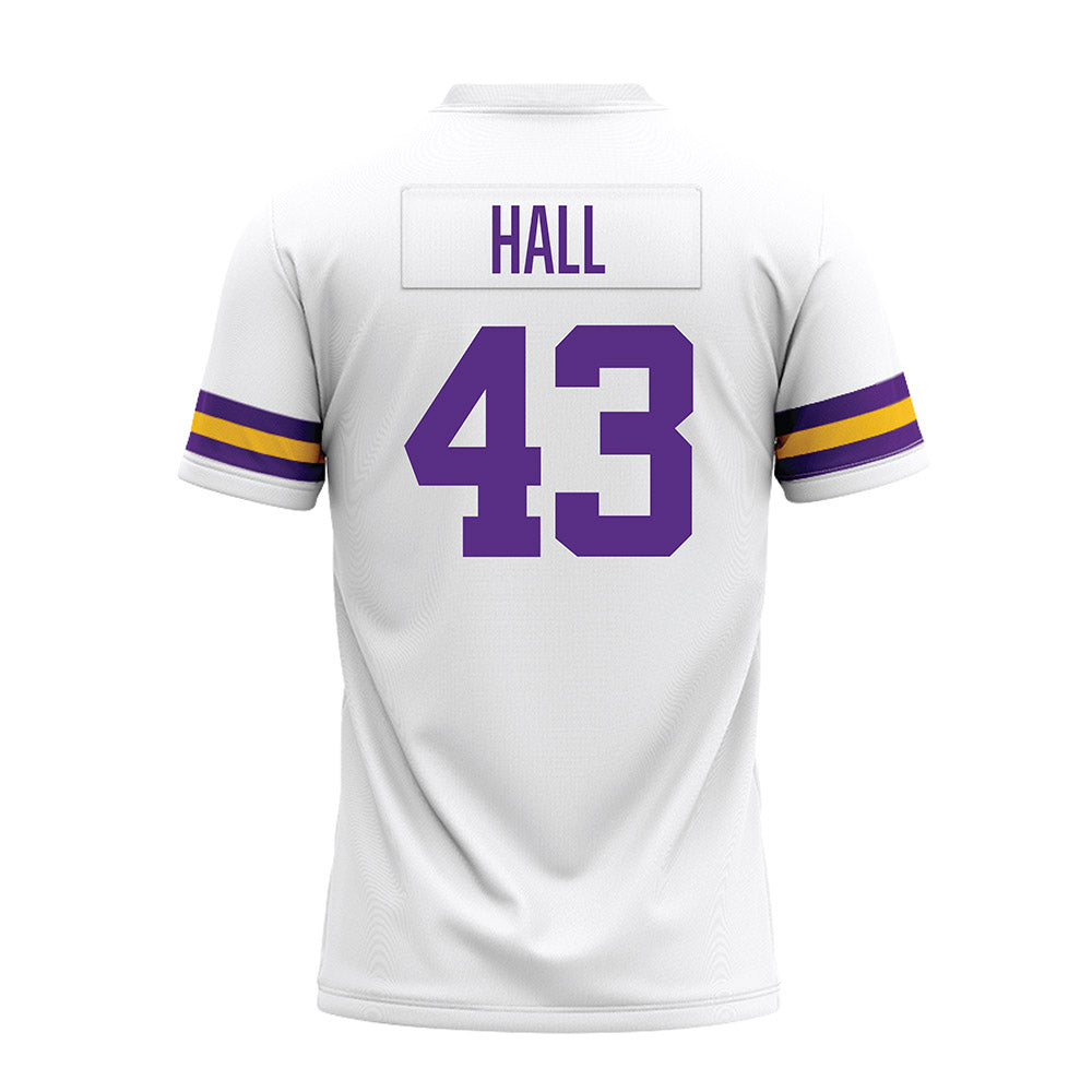LSU - NCAA Football : Silas Hall - White Premium Football Jersey-1