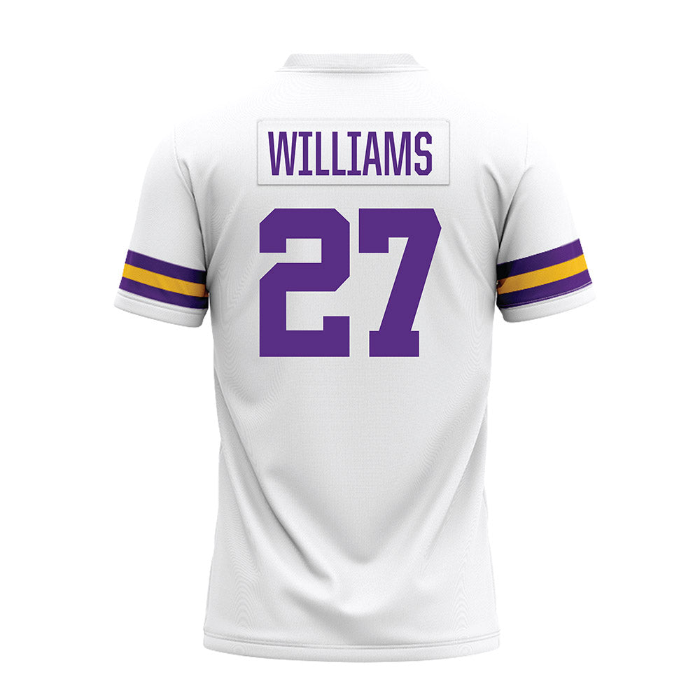 LSU - NCAA Football : Josh Williams - White Premium Football Jersey