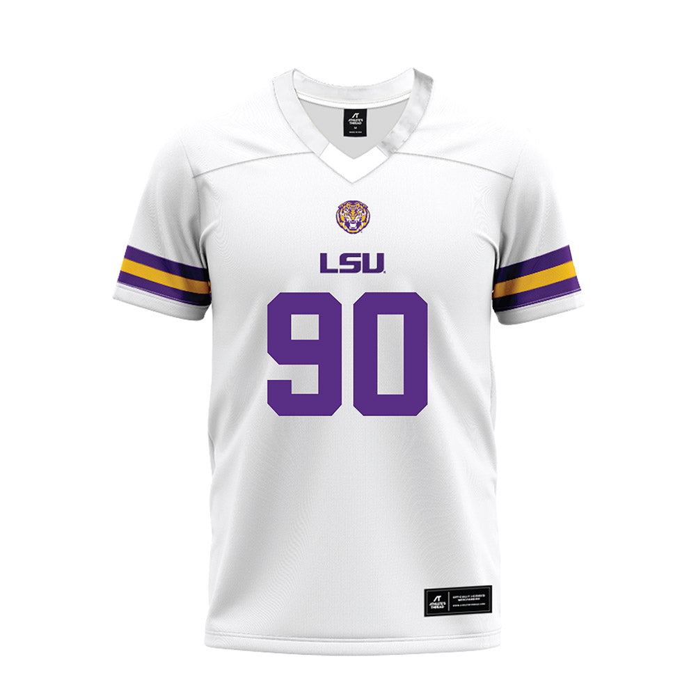 LSU - NCAA Football : Jacobian Guillory - White Premium Football Jersey