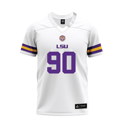 LSU - NCAA Football : Jacobian Guillory - White Premium Football Jersey