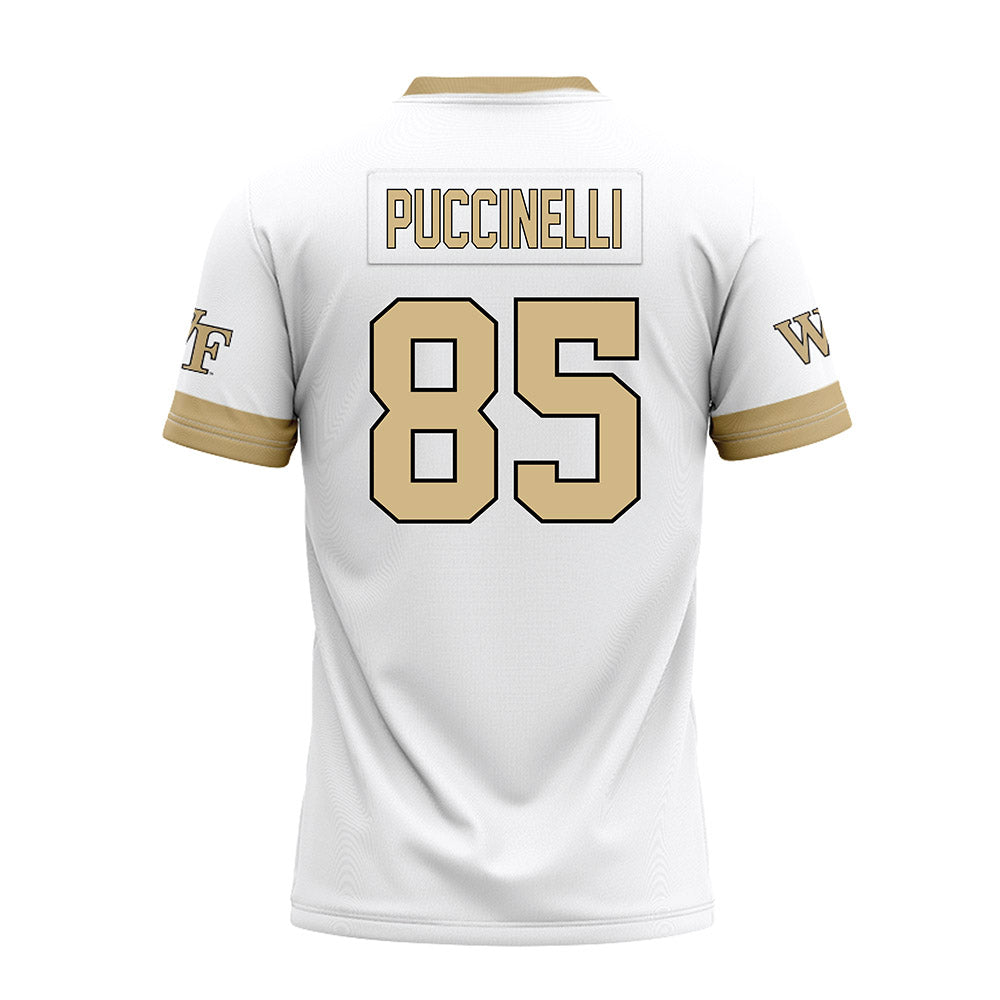 Wake Forest - NCAA Football : Luca Puccinelli - White Premium Football Jersey