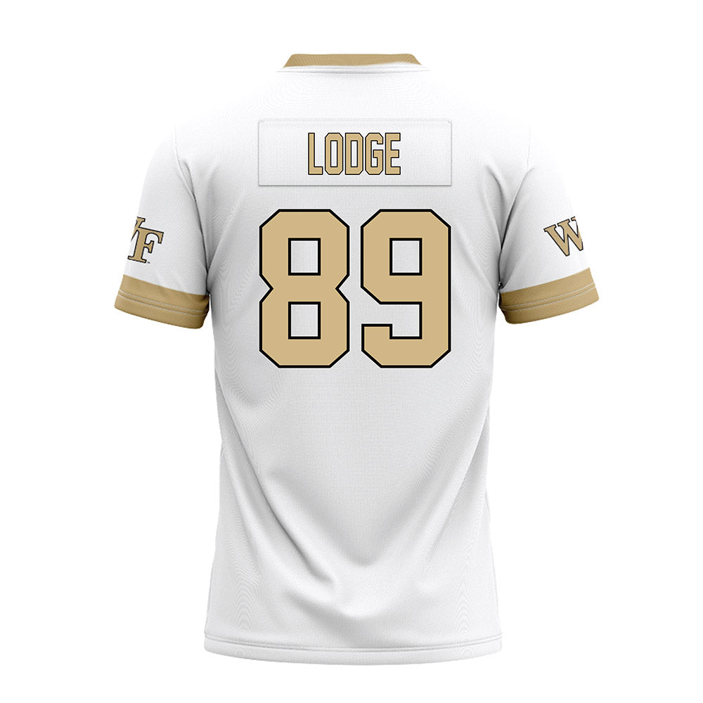 Wake Forest - NCAA Football : Harry Lodge - White Premium Football Jersey