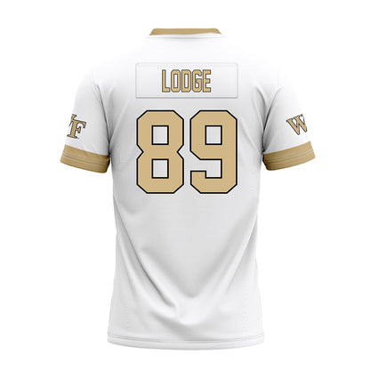 Wake Forest - NCAA Football : Harry Lodge - White Premium Football Jersey