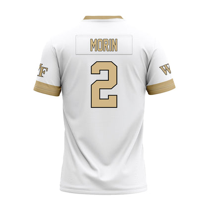 Wake Forest - NCAA Football : Taylor Morin - White Premium Football Jersey