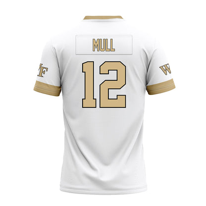 Wake Forest - NCAA Football : Jaxon Mull - White Premium Football Jersey