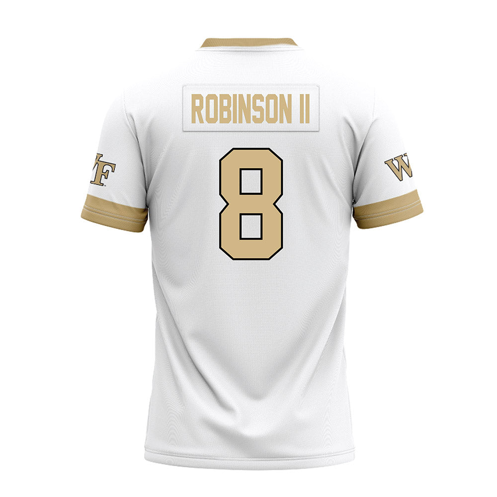 Wake Forest - NCAA Football : Eldrick Robinson II - White Premium Football Jersey