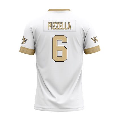Wake Forest - NCAA Football : Steele Pizzella - White Premium Football Jersey-1