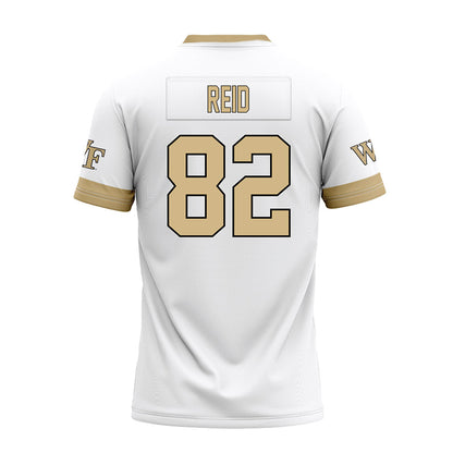 Wake Forest - NCAA Football : Elijah Reid - White Premium Football Jersey