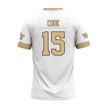 Wake Forest - NCAA Football : Devin Cook - White Premium Football Jersey