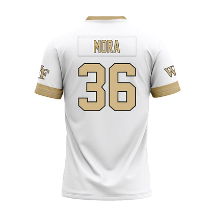 Wake Forest - NCAA Football : Ivan Mora - White Premium Football Jersey