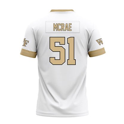 Wake Forest - NCAA Football : Devin McRae - White Premium Football Jersey