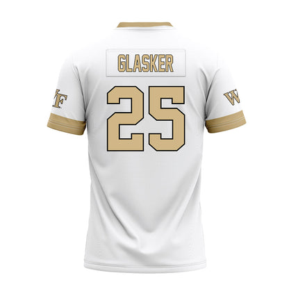 Wake Forest - NCAA Football : Jamare Glasker - White Premium Football Jersey