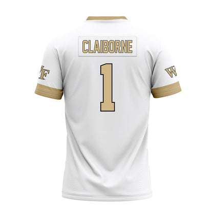 Wake Forest - NCAA Football : Demond Claiborne - White Premium Football Jersey