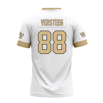 Wake Forest - NCAA Football : Ian VerSteeg - White Premium Football Jersey