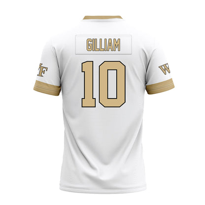 Wake Forest - NCAA Football : Charlie Gilliam - White Premium Football Jersey