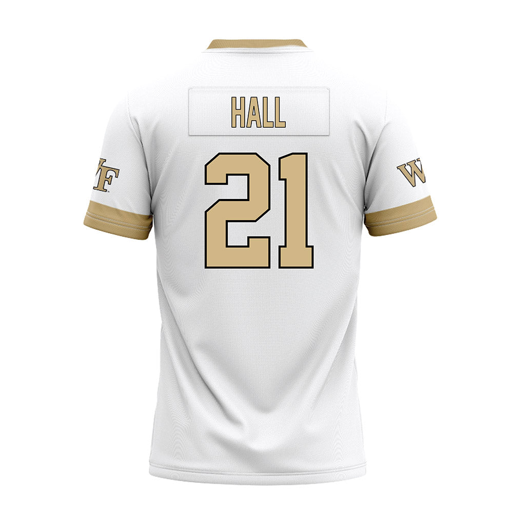 Wake Forest - NCAA Football : Aiden Hall - White Premium Football Jersey-1