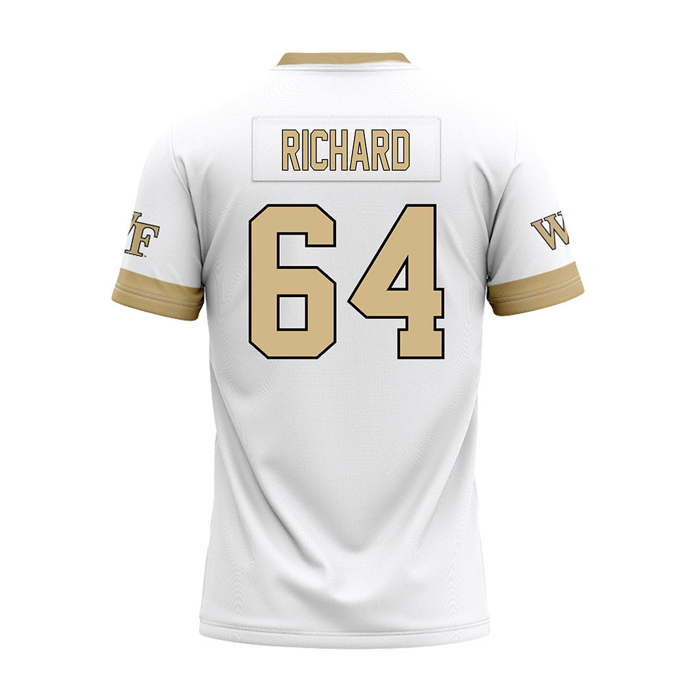 Wake Forest - NCAA Football : Clinton Richard - White Premium Football Jersey