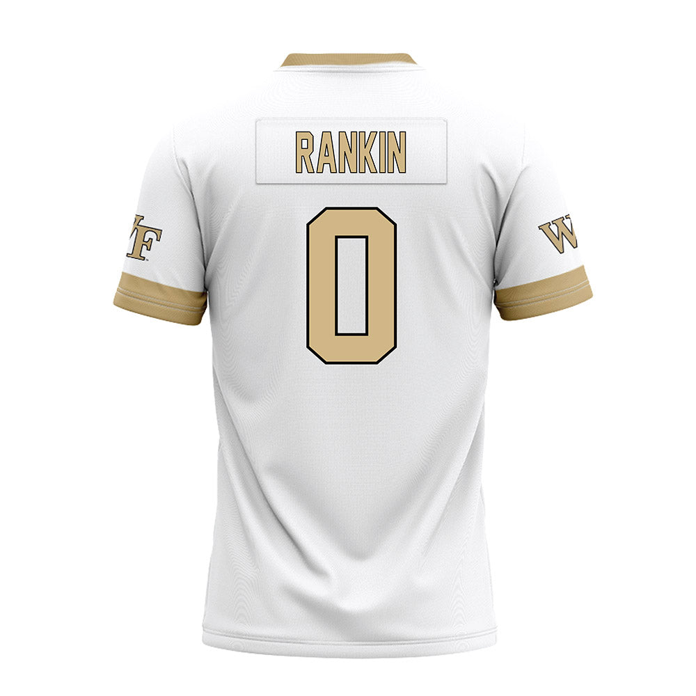 Wake Forest - NCAA Football : Demarcus Rankin - White Premium Football Jersey