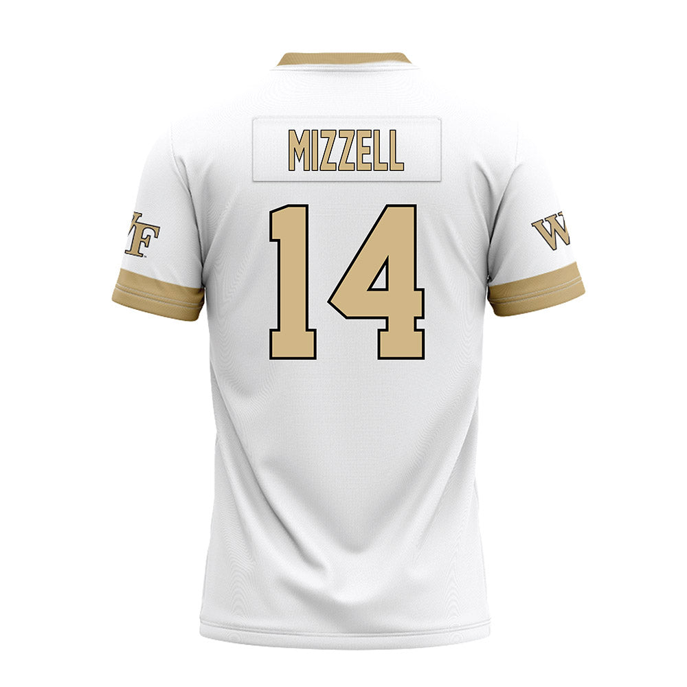 Wake Forest - NCAA Football : Tyler Mizzell - White Premium Football Jersey