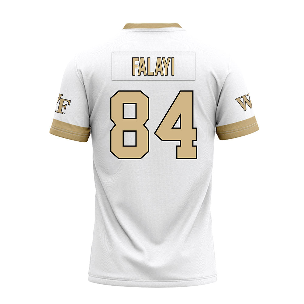 Wake Forest - NCAA Football : Eni Falayi - White Premium Football Jersey-1