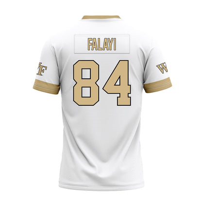 Wake Forest - NCAA Football : Eni Falayi - White Premium Football Jersey-1
