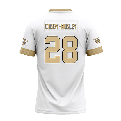 Wake Forest - NCAA Football : Jacob Cosby-Mosley - White Premium Football Jersey