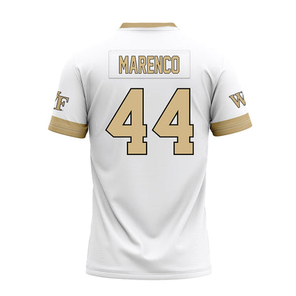 Wake Forest - NCAA Football : Alec Marenco - White Premium Football Jersey-1