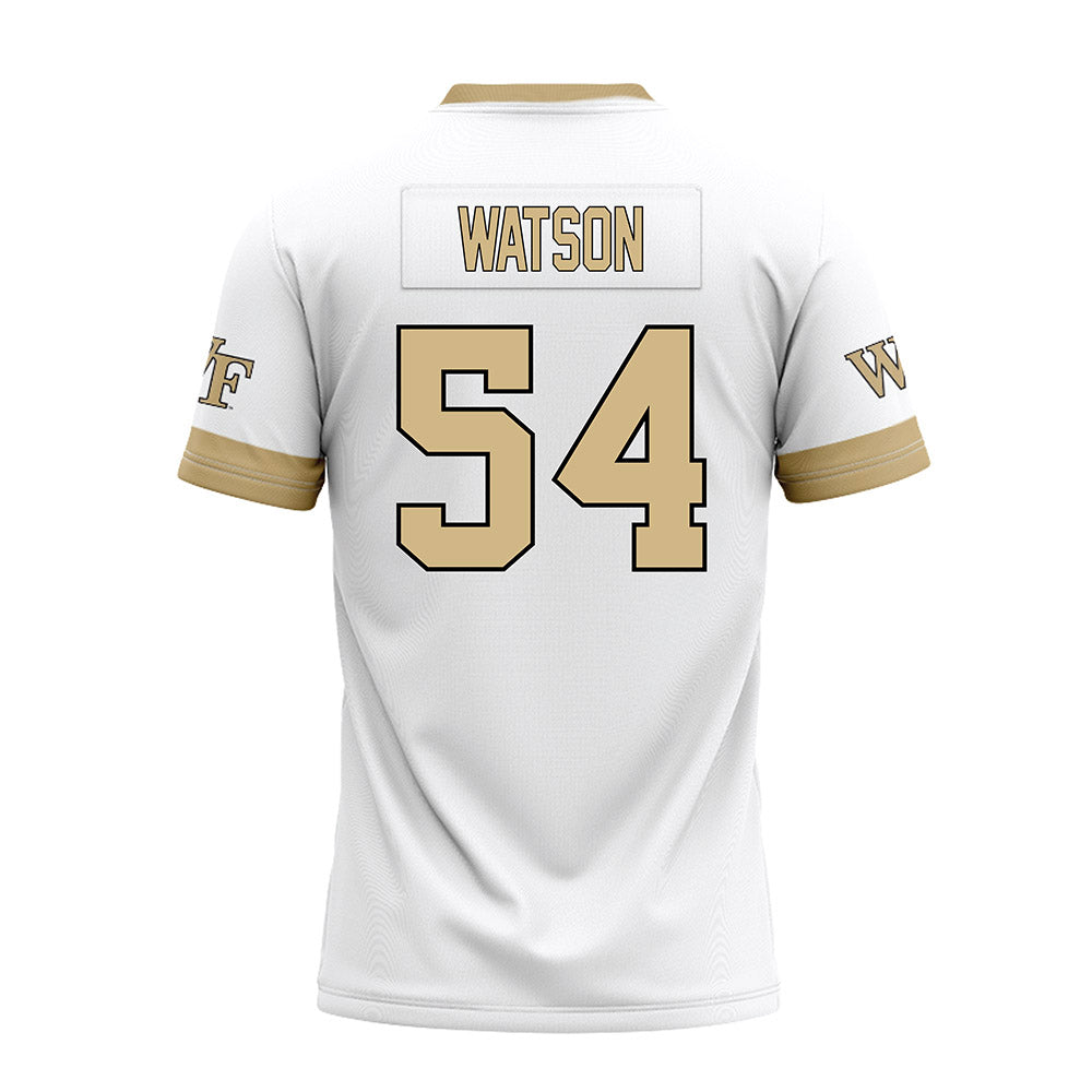 Wake Forest - NCAA Football : Khyler Watson - White Premium Football Jersey