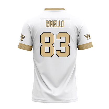 Wake Forest - NCAA Football : Austin Rinello - White Premium Football Jersey-1