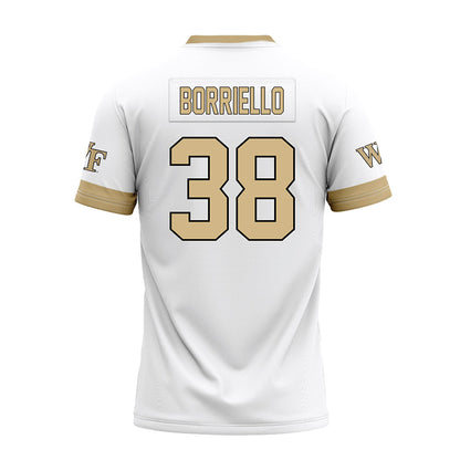 Wake Forest - NCAA Football : Anthony Borriello - White Premium Football Jersey-1