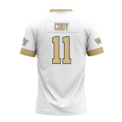 Wake Forest - NCAA Football : Justin Cody - White Premium Football Jersey