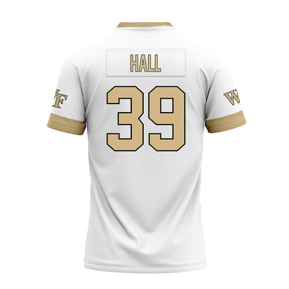 Wake Forest - NCAA Football : Aiden Hall - White Premium Football Jersey