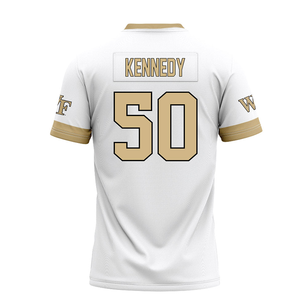 Wake Forest - NCAA Football : Jamarion Kennedy - White Premium Football Jersey-1