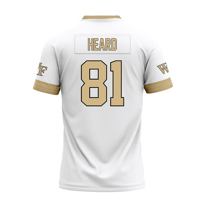 Wake Forest - NCAA Football : Miles Heard - White Premium Football Jersey