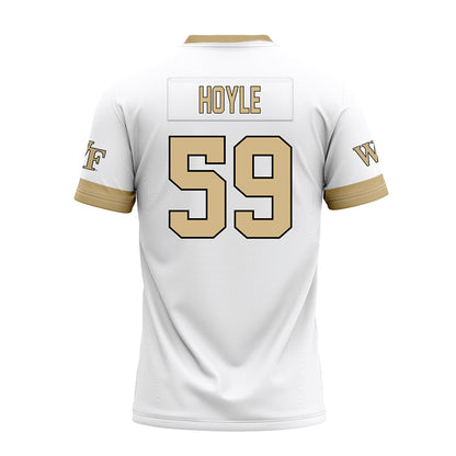 Wake Forest - NCAA Football : Brandon Hoyle - White Premium Football Jersey-1