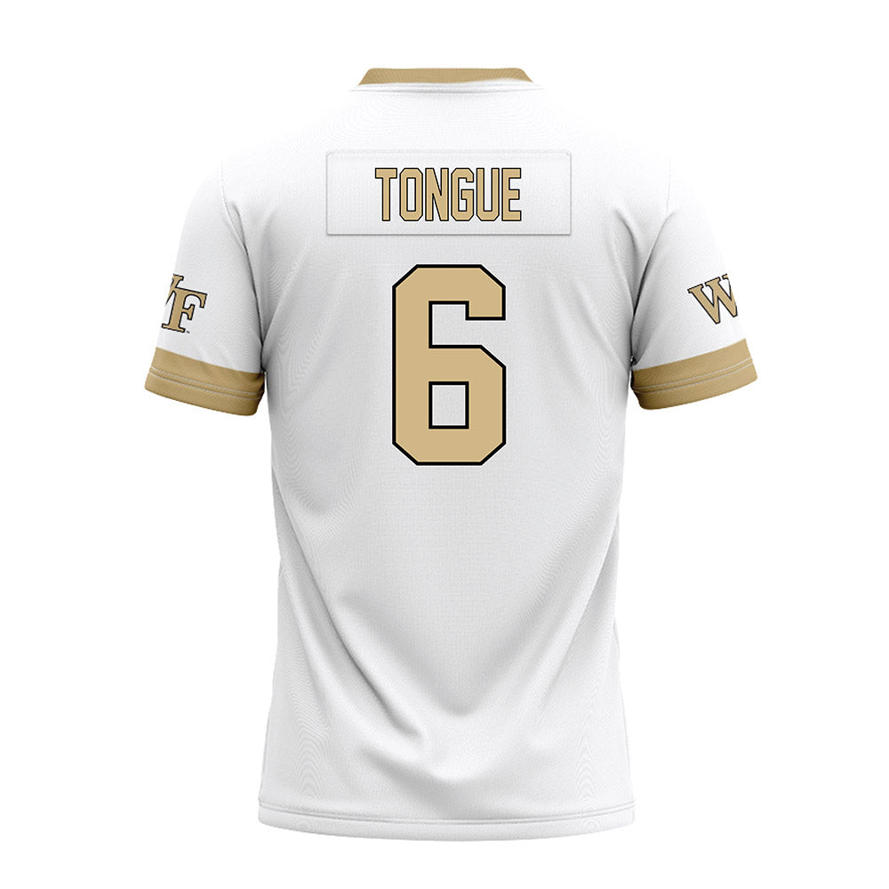 Wake Forest - NCAA Football : Rushaun Tongue - White Premium Football Jersey