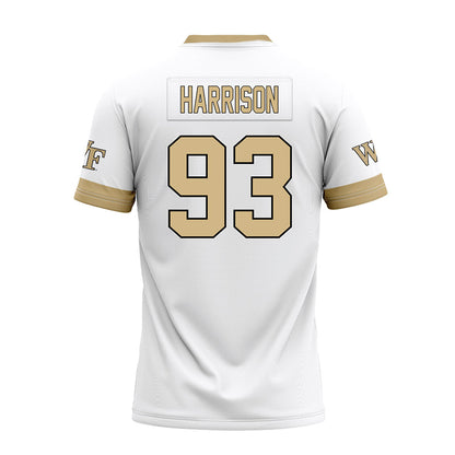 Wake Forest - NCAA Football : Josh Harrison - White Premium Football Jersey