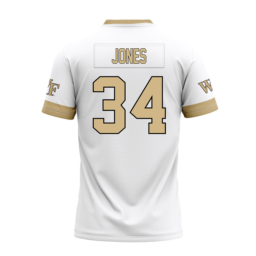 Wake Forest - NCAA Football : Darius Jones - White Premium Football Jersey