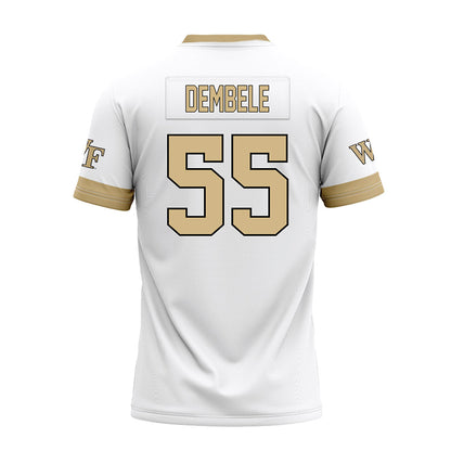 Wake Forest - NCAA Football : Kadear Dembele - White Premium Football Jersey-1