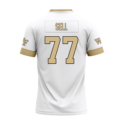 Wake Forest - NCAA Football : George Sell - White Premium Football Jersey