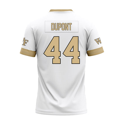 Wake Forest - NCAA Football : Ryan Dupont - White Premium Football Jersey