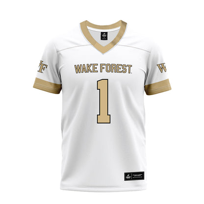 Wake Forest - NCAA Football : Demond Claiborne - White Premium Football Jersey